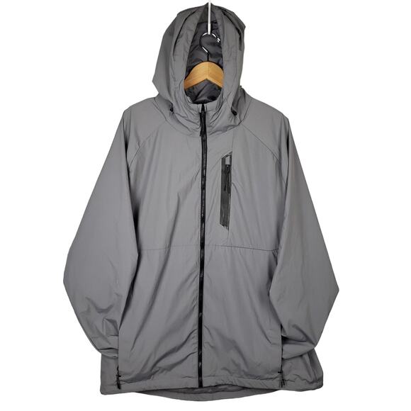 Champion Men's 3 in 1 Systems Jacket Sz XL Hooded Waterproof Gray & Black EUC - Picture 3 of 11